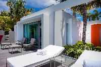 cool sun loungers at Saint Barth Villa Nirvana holiday home, luxury vacation rental