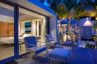 cool balcony of Saint Barth Villa Nirvana holiday home, luxury vacation rental