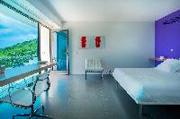 delightful bedroom in Saint Barth Villa Nirvana holiday home, luxury vacation rental