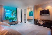 pristine bedding in Saint Barth Villa Nirvana holiday home, luxury vacation rental