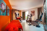 cool gym room of Saint Barth Villa Nirvana holiday home, luxury vacation rental