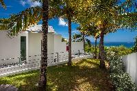 lush garden of Saint Barth Villa Nirvana holiday home, luxury vacation rental