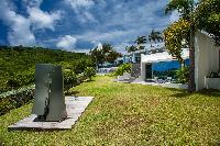 lovely garden of Saint Barth Villa Nirvana holiday home, luxury vacation rental