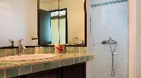 neat and trim bathroom in Saint Barth Villa Panama holiday home, luxury vacation rental