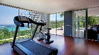 nice gym of Saint Barth Villa Panama holiday home, luxury vacation rental