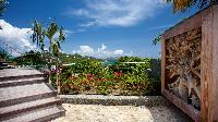 amazing seafront garden of Saint Barth Villa Panama holiday home, luxury vacation rental