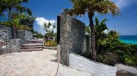 awesome seafront garden of Saint Barth Villa Panama holiday home, luxury vacation rental