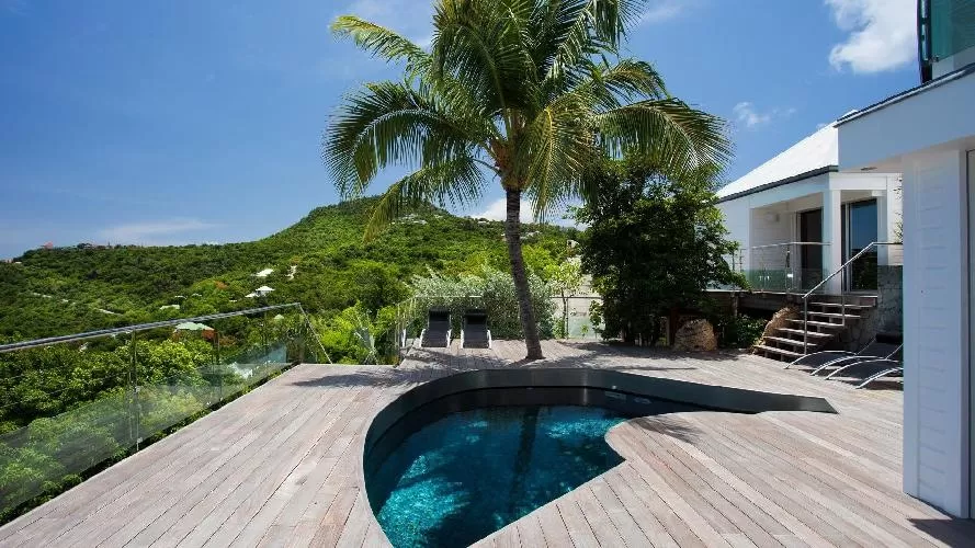 amazing pool of Saint Barth Villa Panama holiday home, luxury vacation rental