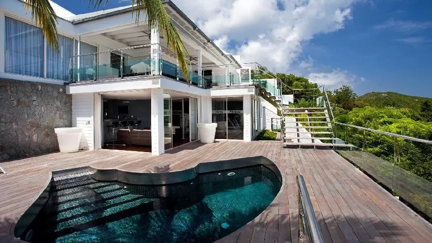 awesome pool of Saint Barth Villa Panama holiday home, luxury vacation rental