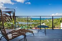 cool balcony of Saint Barth Villa YOU luxury holiday home, vacation rental