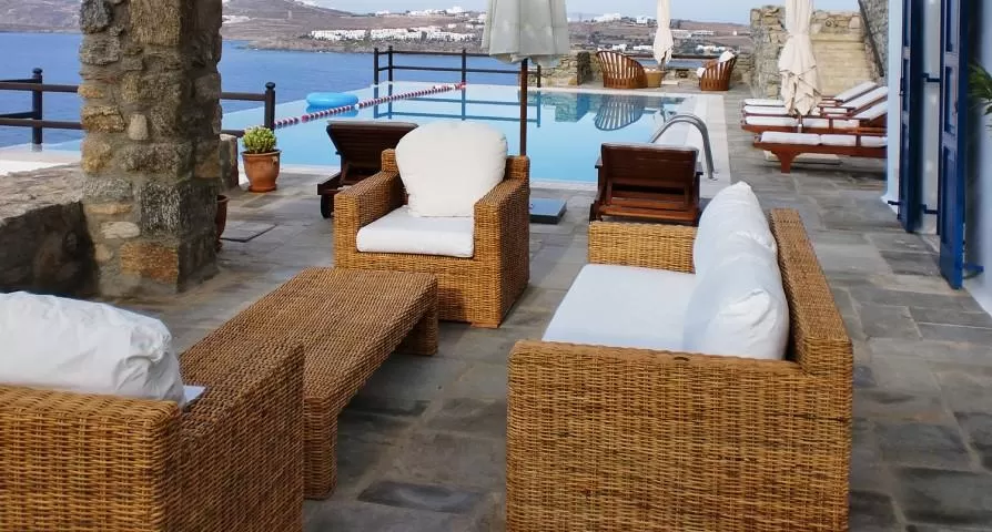 awesome Mykonos Villa Rhea luxury holiday home and vacation rental