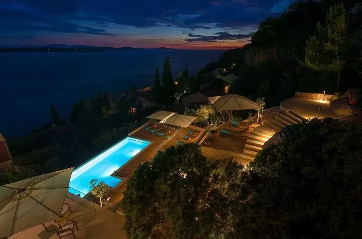 amazing architecture of Luxury Villa Pink Champagne holiday home and vacation rental