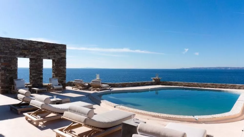 beautiful seafront Athens Villa De Niro luxury holiday home, vacation rental
