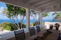 amazing sea view from Saint Barth Villa Belle Bague luxury holiday home, vacation rental