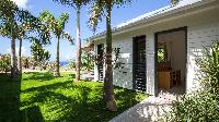 amazing lawn of Saint Barth Villa Coco Rock luxury holiday home, vacation rental