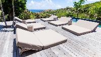 cool balcony of Saint Barth Villa Coco Rock luxury holiday home, vacation rental