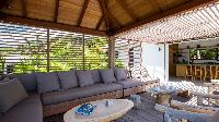 cool lanai of Saint Barth Villa Coco Rock luxury holiday home, vacation rental