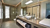 clean bathroom in Saint Barth Villa Flora luxury holiday home, vacation rental