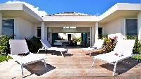 cool sun loungers at Saint Barth Villa Flora luxury holiday home, vacation rental