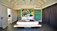 clean bedroom linens in Saint Barth Villa Flora luxury holiday home, vacation rental