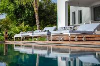 cool swimming pool of Saint Barth Villa Javacanou luxury holiday home, vacation rental