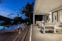 cool lanai of Saint Barth Villa Javacanou luxury holiday home, vacation rental