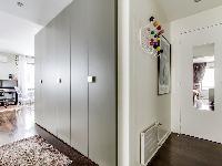stylish closets in a 1-bedroom Paris luxury apartment