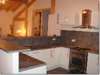 homey and hearty kitchen of French Alps - Chalet Le Passeu luxury apartment