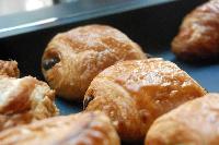 delicious croissant served at the classy restaurant in Hotel Waldorf Madeleine in Paris