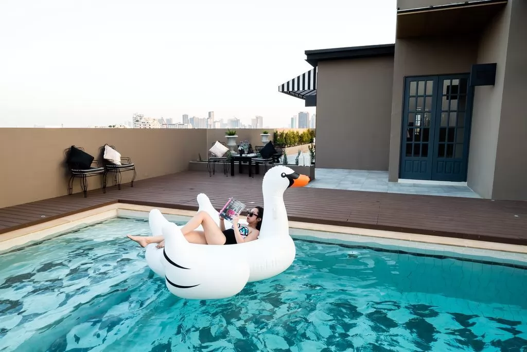 cool swimming pool of Bangkok - Executive Apartment luxury vacation rental
