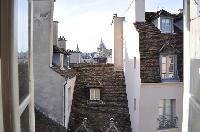 view from the tall window 2-bedroom Triplex Paris apartment