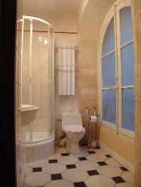 clean and fresh toilet and bath in Paris - Saint André des Arts 1 luxury apartment