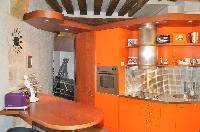 fantastic modern kitchen of Paris - Saint Paul 3 SP3 luxury apartment