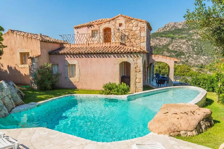 beautiful exterior of Sardinia - Villa Blu luxury apartment