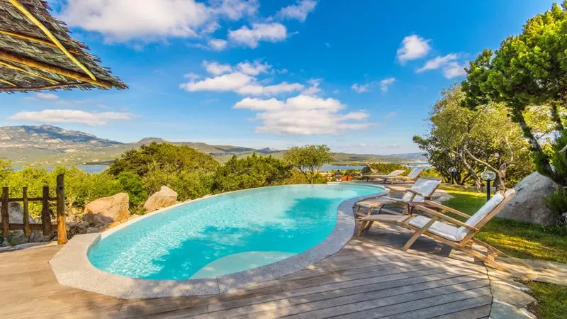 cool pool of Sardinia - Villa Punta Asfodeli luxury apartment