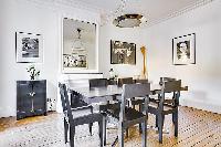 delightful dining room of République - Voltaire luxury apartment