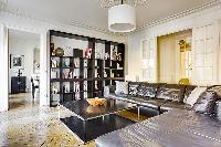 spacious living room of République - Voltaire luxury apartment