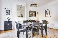 cool dining chairs in République - Voltaire luxury apartment