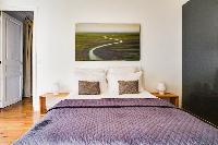 awesome large bed in République - Voltaire luxury apartment