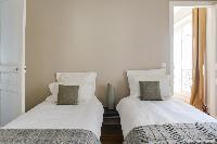 snug and serene bedroom in République - Voltaire luxury apartment