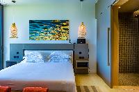 clean bedroom linens in Saint Barth Villa Blackstone luxury holiday home, vacation rental