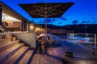 cool deck of Saint Barth Villa Blackstone luxury holiday home, vacation rental