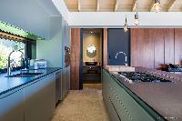 cool kitchen of Saint Barth Villa Blackstone luxury holiday home, vacation rental