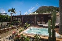 cool hot tub Saint Barth Villa Petit Bali luxury holiday home, vacation rental