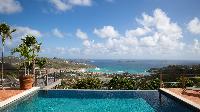 cool infinity pool of Saint Barth Villa Pasha luxury holiday home, vacation rental