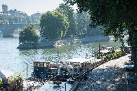 Seine river and boat rides close to Paris luxury apartment