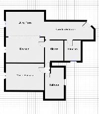 floor plan of Saint Germain des Pres - Rennes I luxury apartment