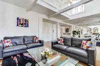 romantic 1-bedroom Paris luxury apartment with large skylight