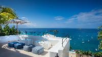 cool deck of Saint Barth Villa Mauresque luxury holiday home, vacation rental