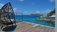 cool poolside of Saint Barth Villa Flamands Bay luxury holiday home, vacation rental